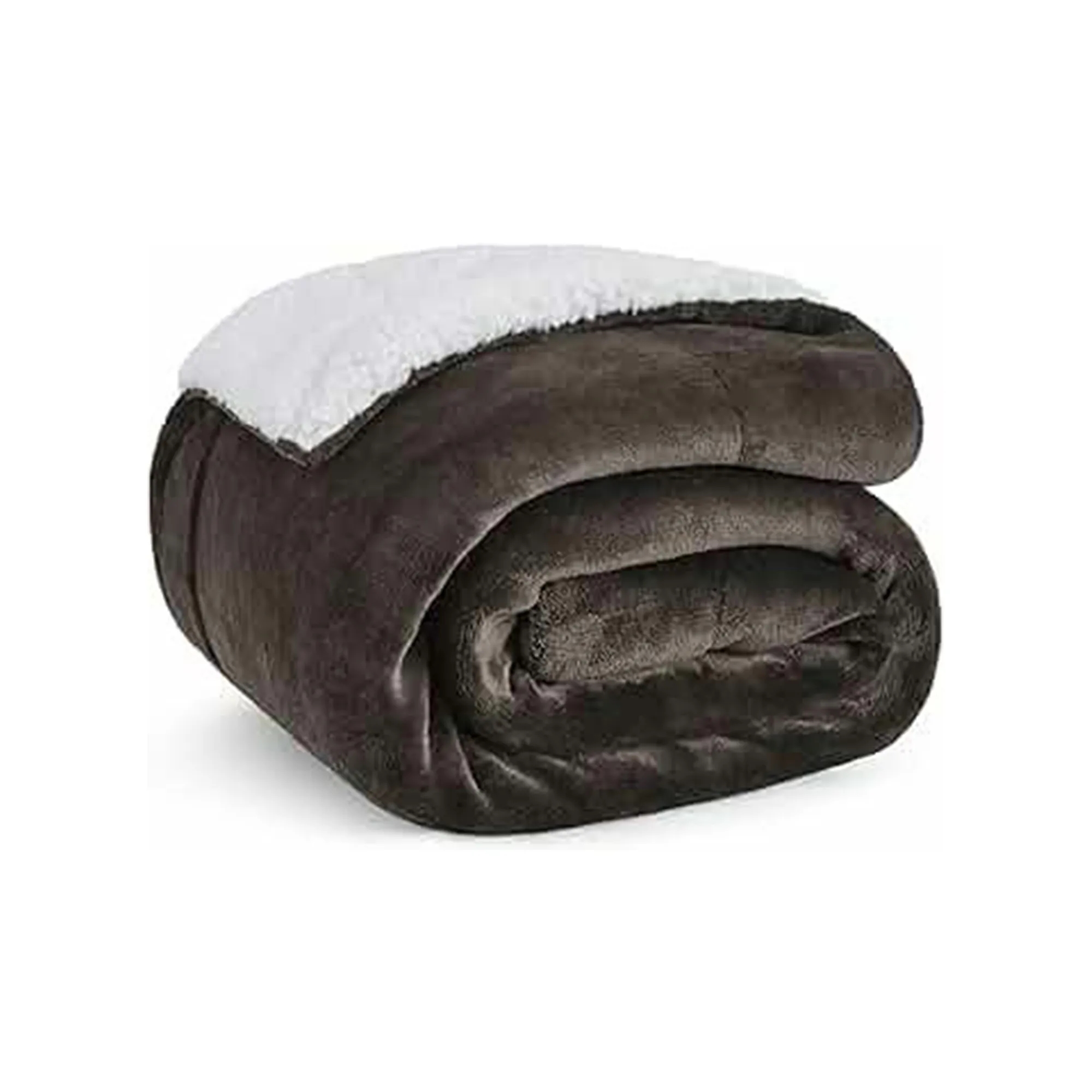 Soft Sherpa Fleece Throw Blanket 50"L x 60"W 15