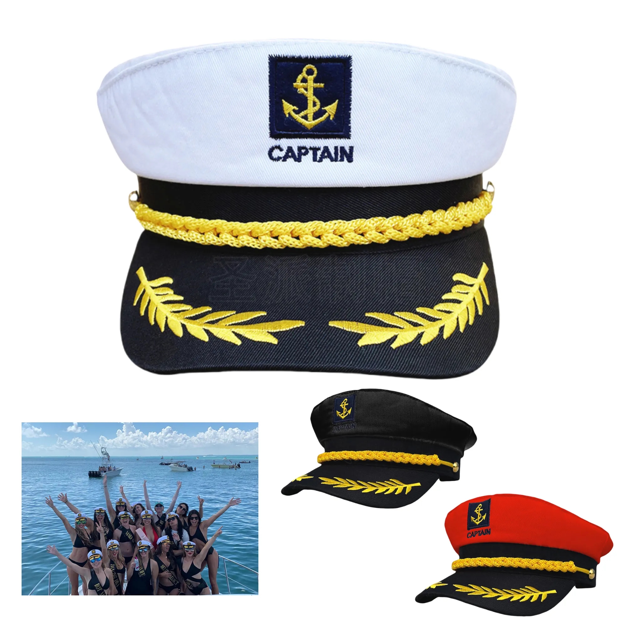 Adult Captain Costume Hat 2