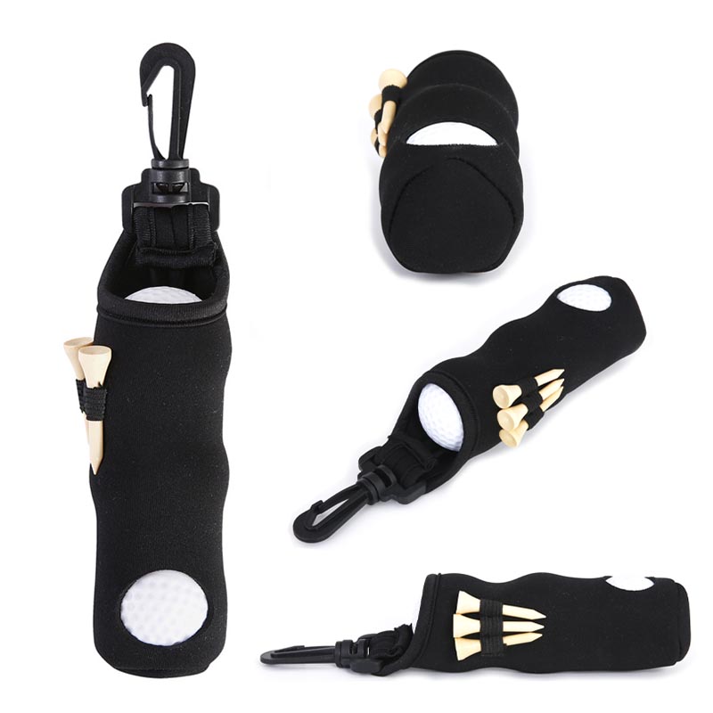 Portable Storage Bag With Golf Ball 3 Tees 2