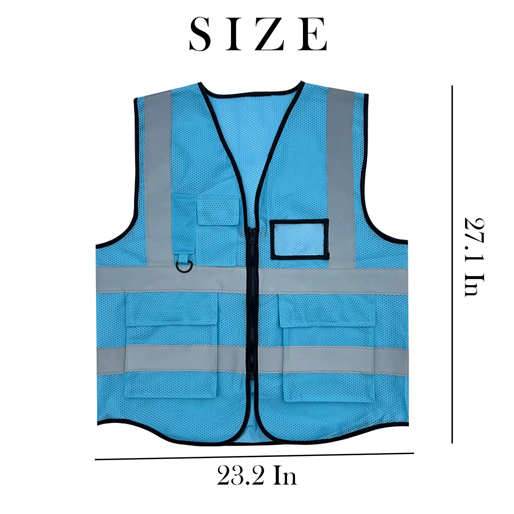Spandex Construction Vest Reflective 8