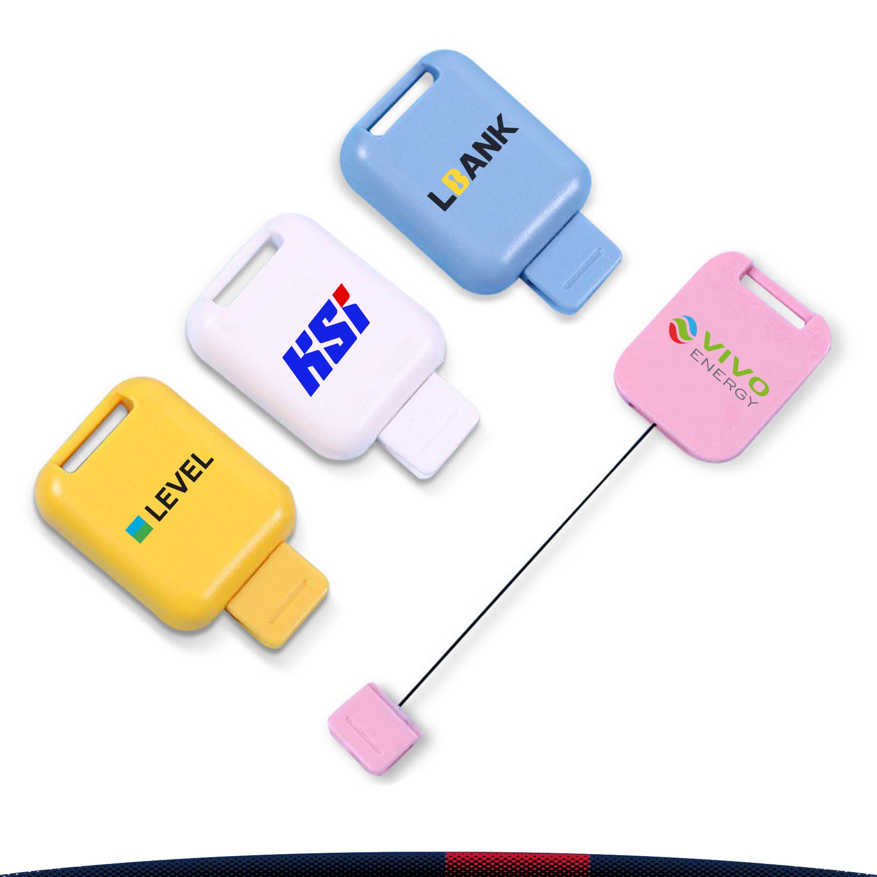 Badge Holder Retractable Cord 4