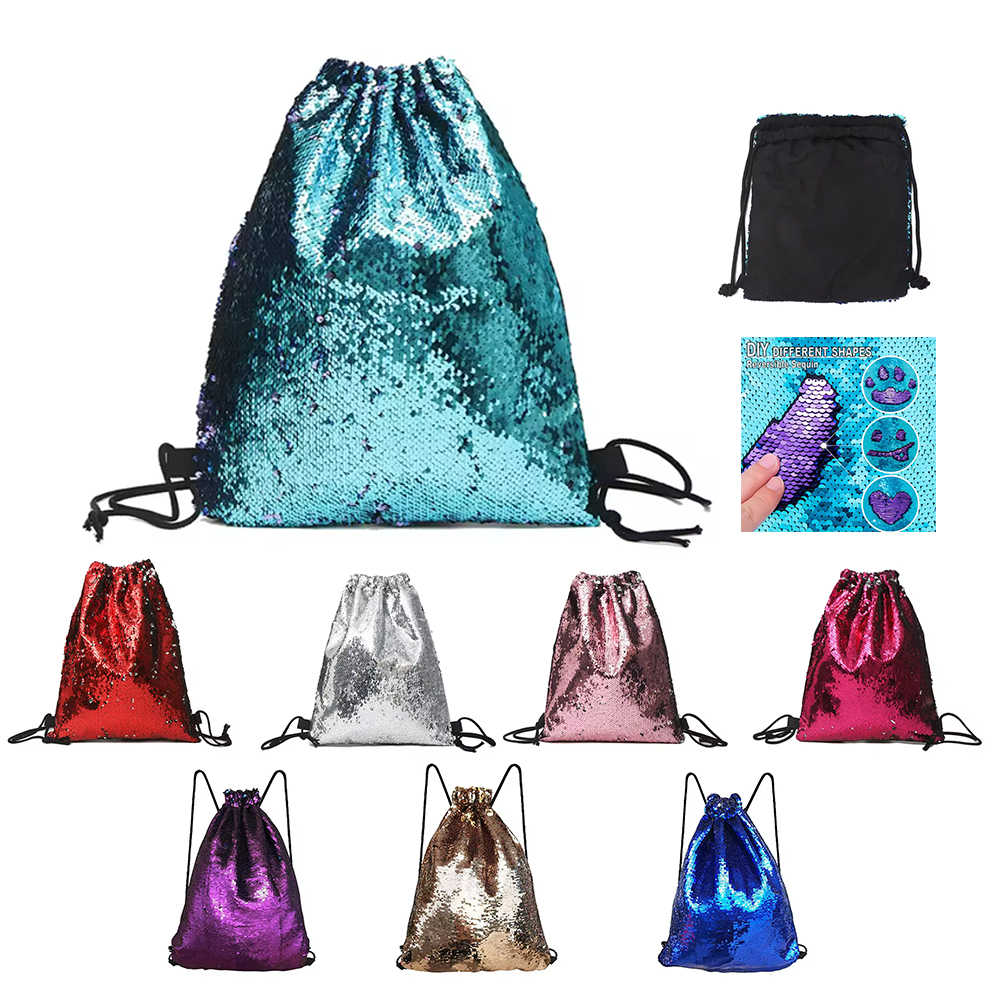 Sequin Drawstring Bags 2