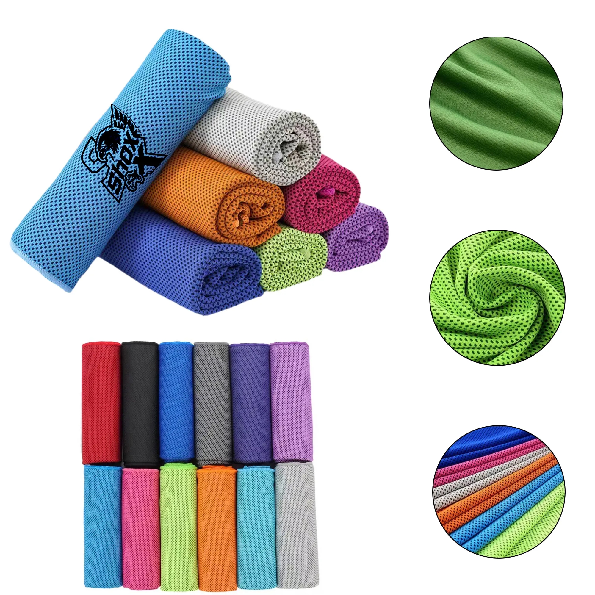 MOQ 20 Summer Sports Outdoor Ice Silk Towel 2