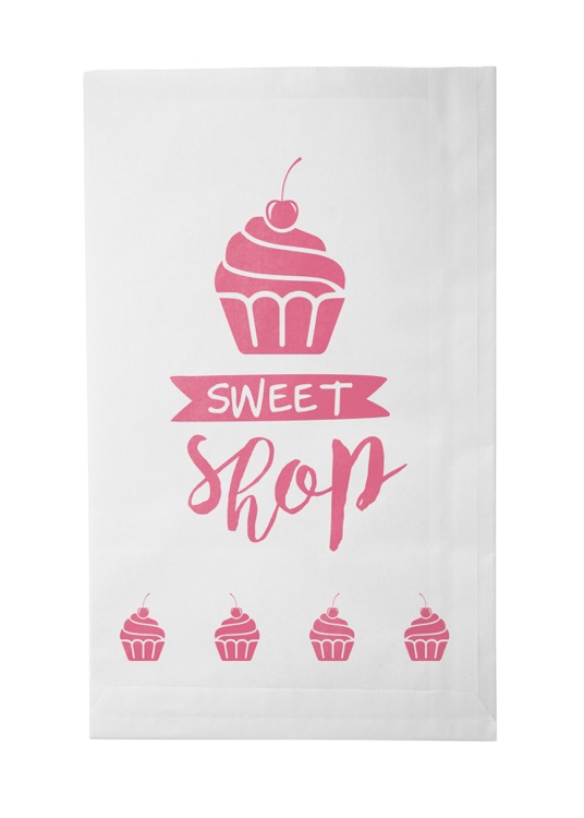 One Color 2-Sided Paper Merchant Bag (8.5" x 13")