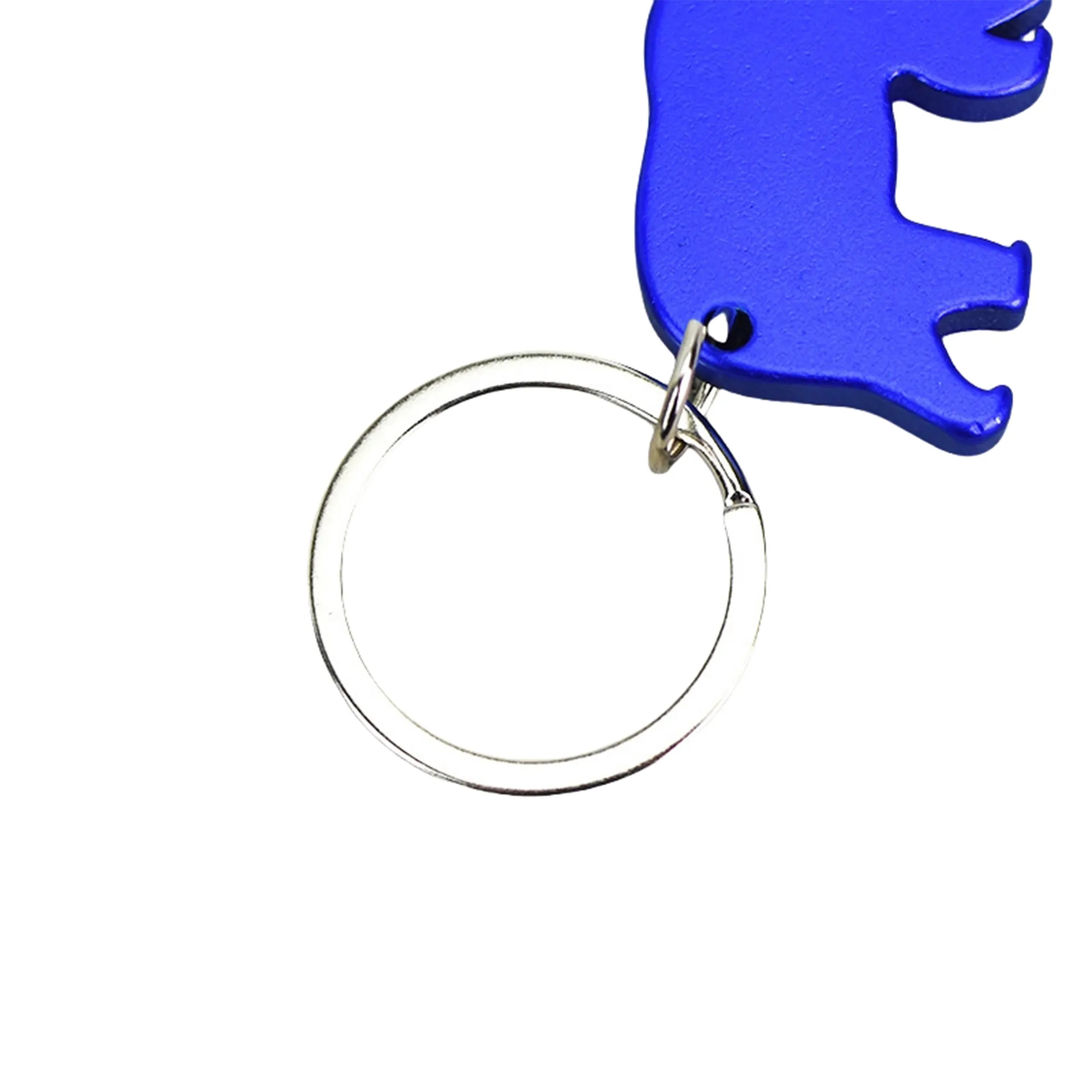 Aluminum Polar Bear Bottle Opener Keychain 2