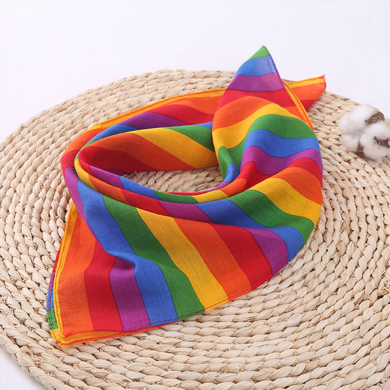 Festival symbol rainbow headscarf 3