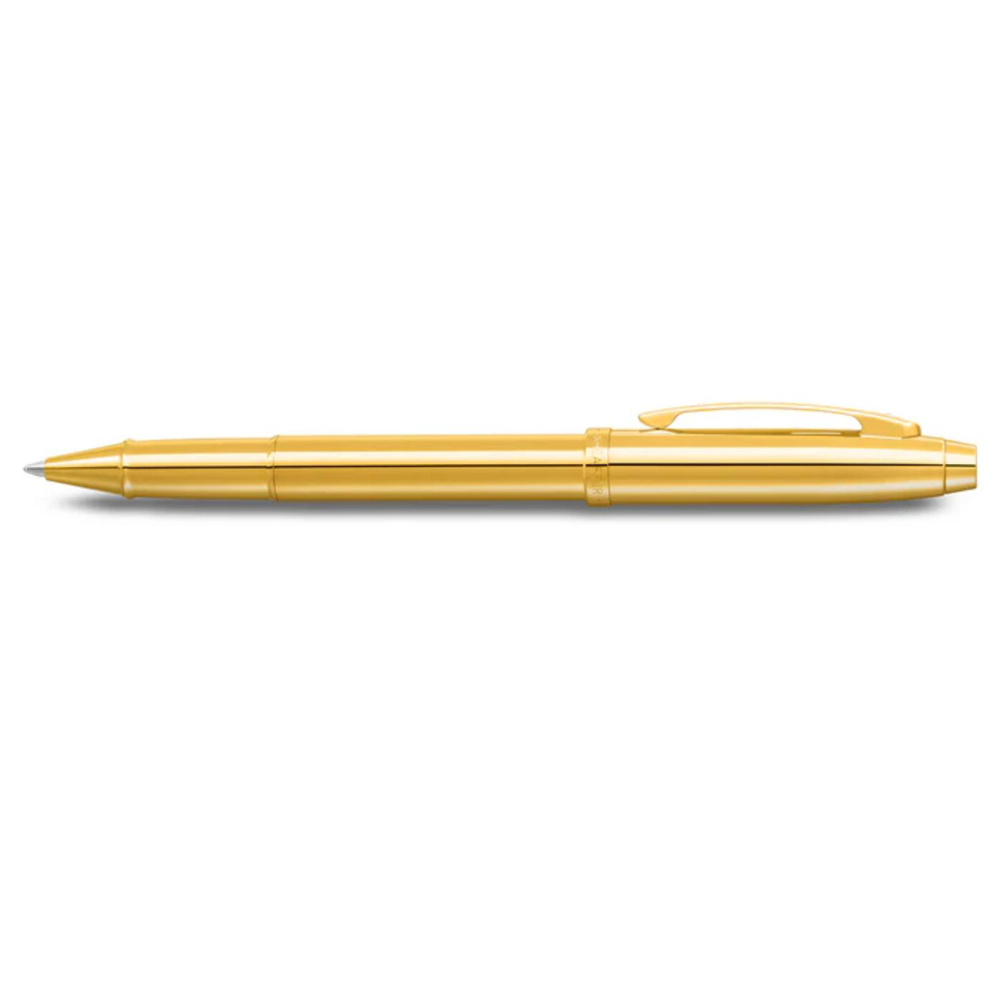 SHEAFFER® 100 9372 Glossy PVD Gold Trim Executive Rollerball Pen w/ Gift Box