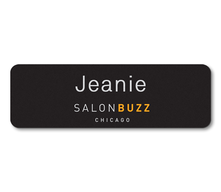 0-3 sq inches Chaos full color UV Printed name badge 4
