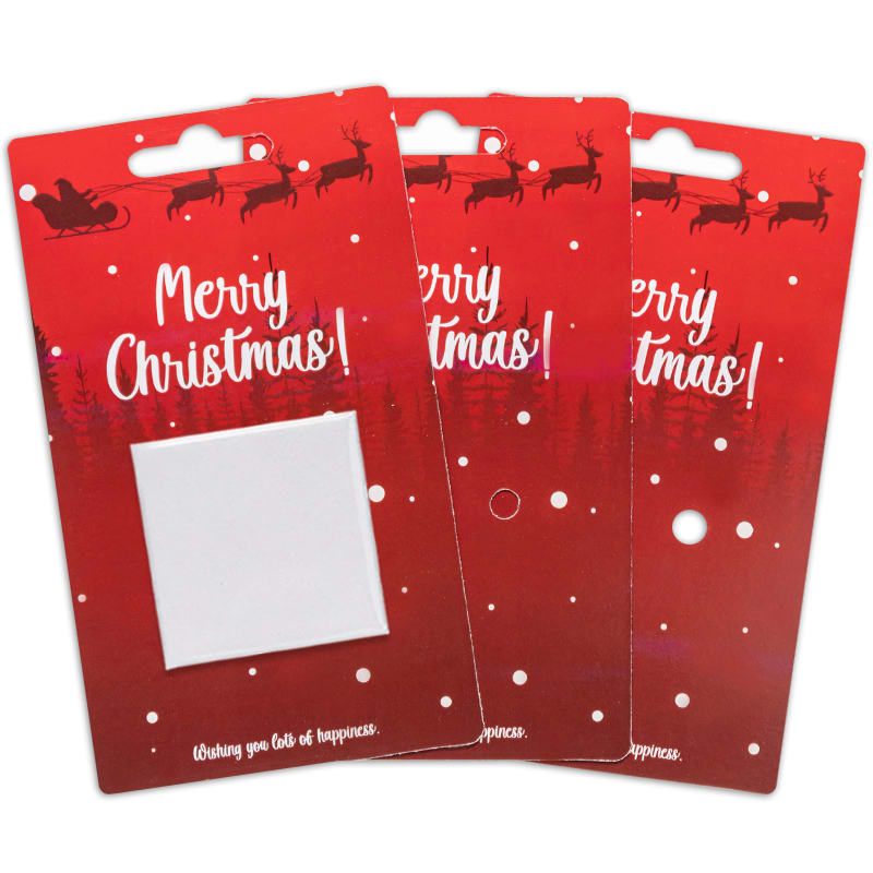 2" Square X 1 Button Packs 3