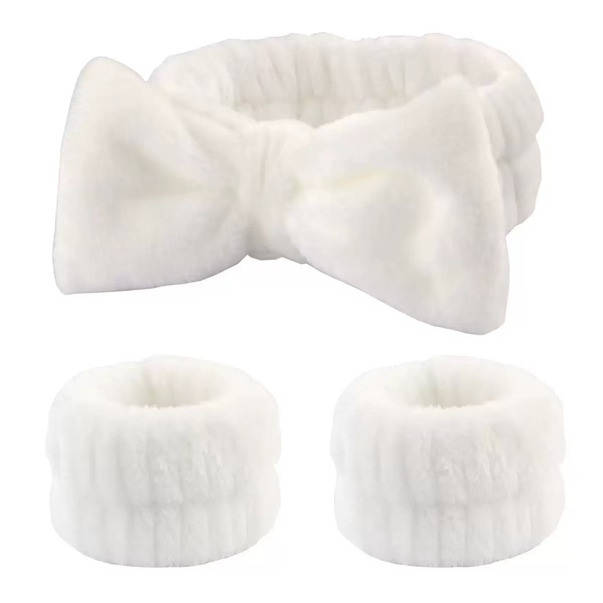 Spa Headband and Matching Wrist Bands for Washing Face 13
