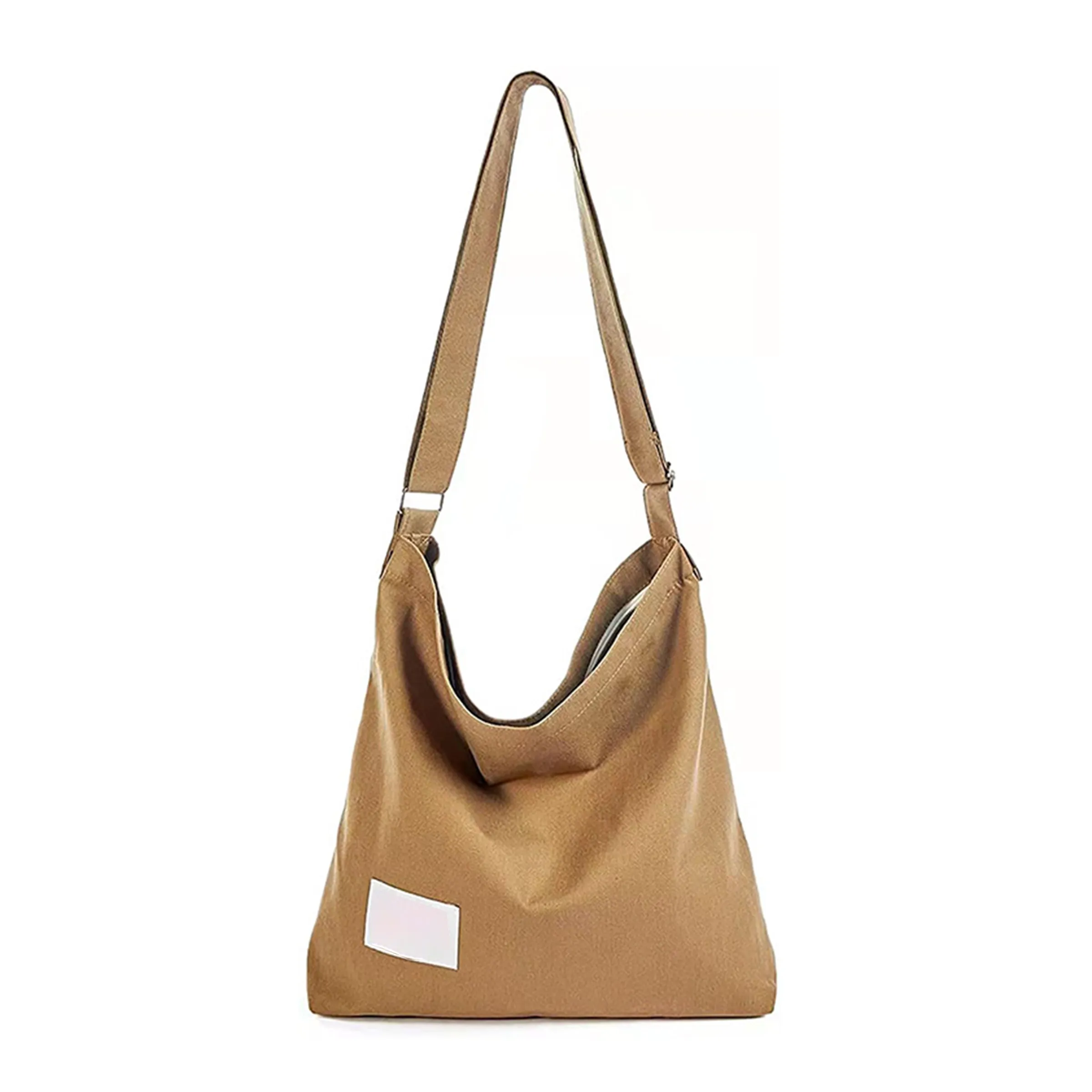 Retro Large Size Crossbody Canvas Shoulder Bag 6