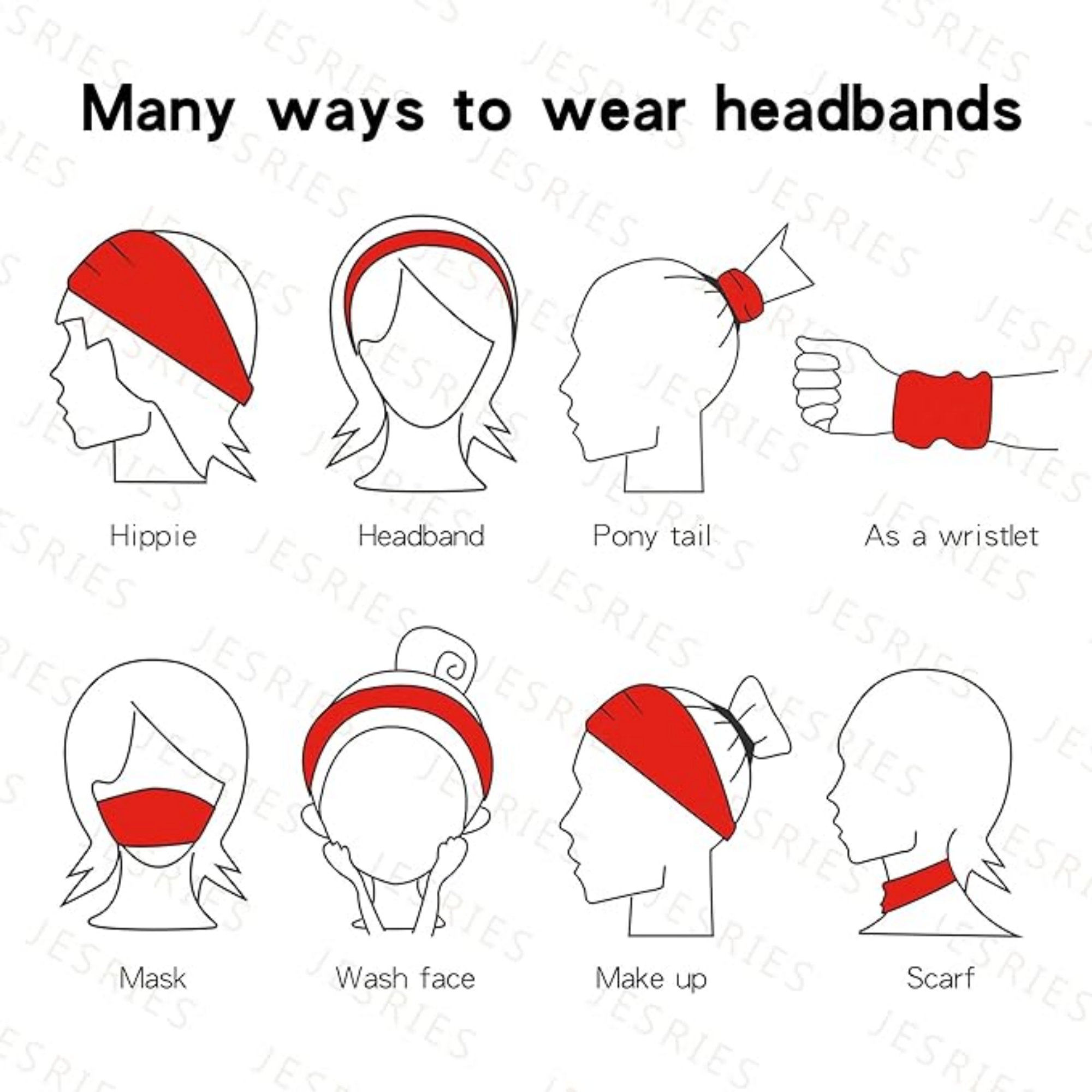 Women's Workout Headband 3