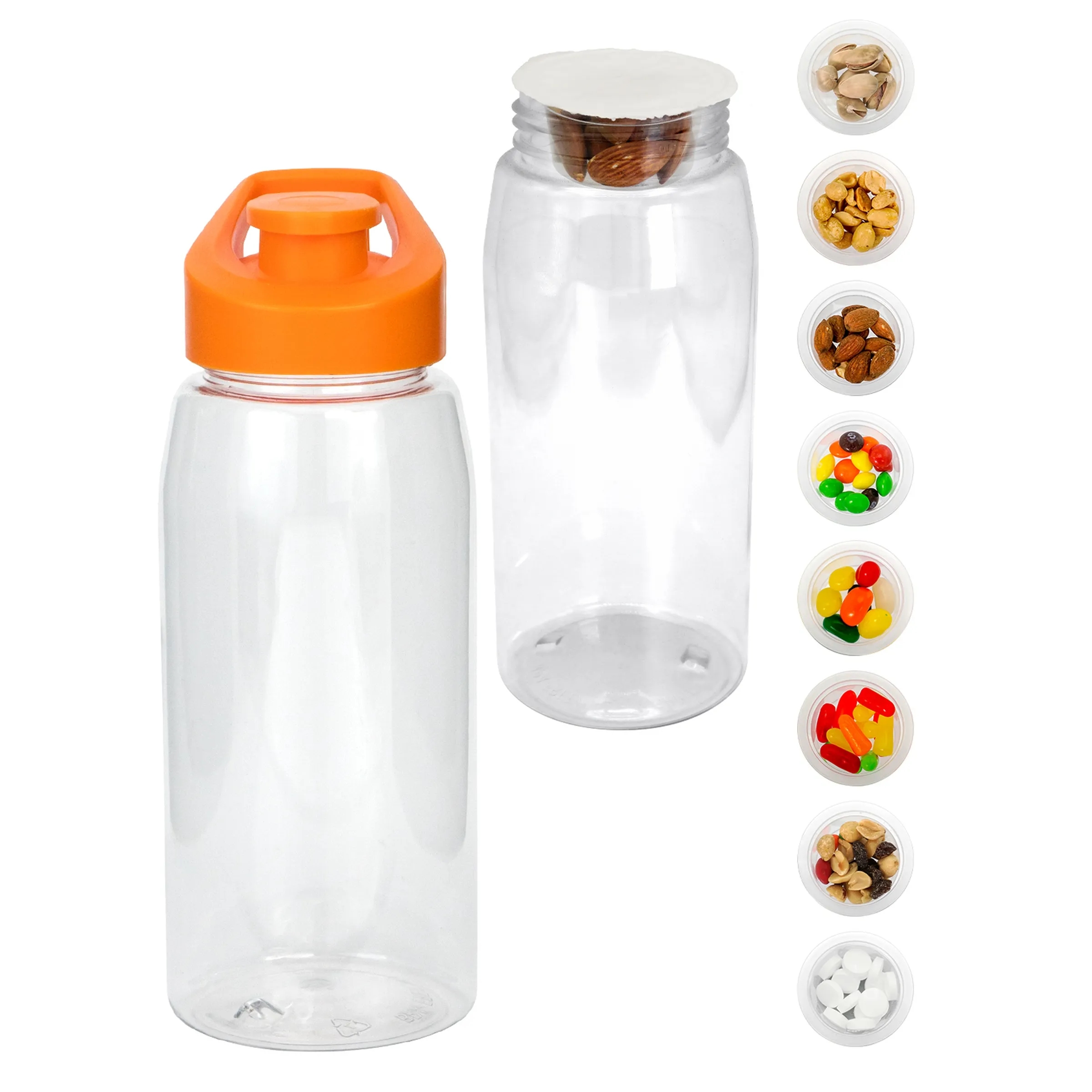 Easy Pour 25 oz. Recycled Snack Bottle 14