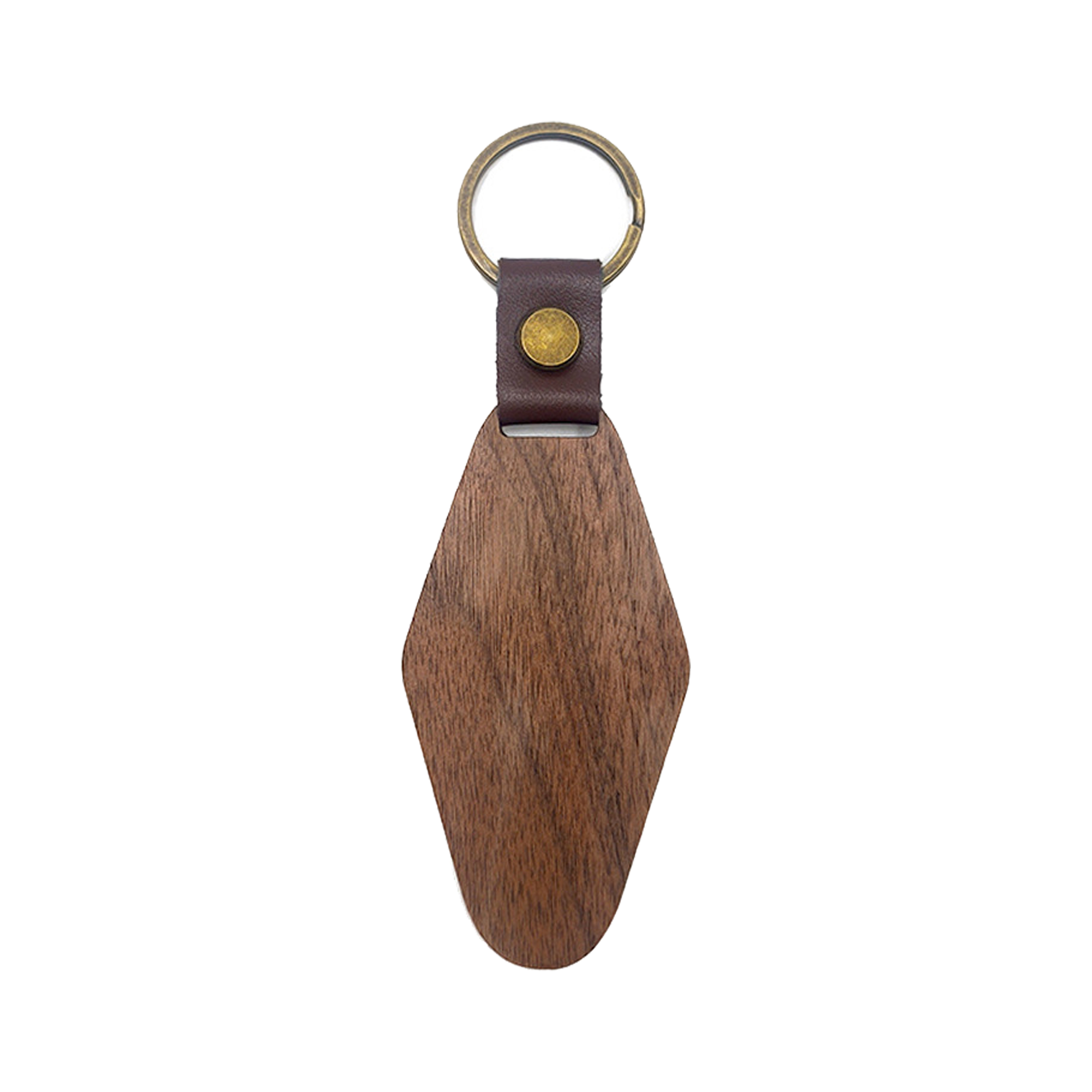 Unique Motel Style Wood Key Chain 1