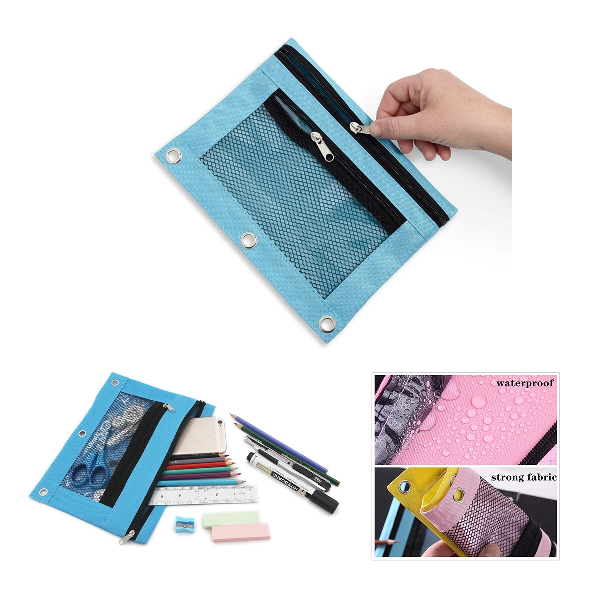 Oxford 3 Ring Binder Pencil Pouch 4