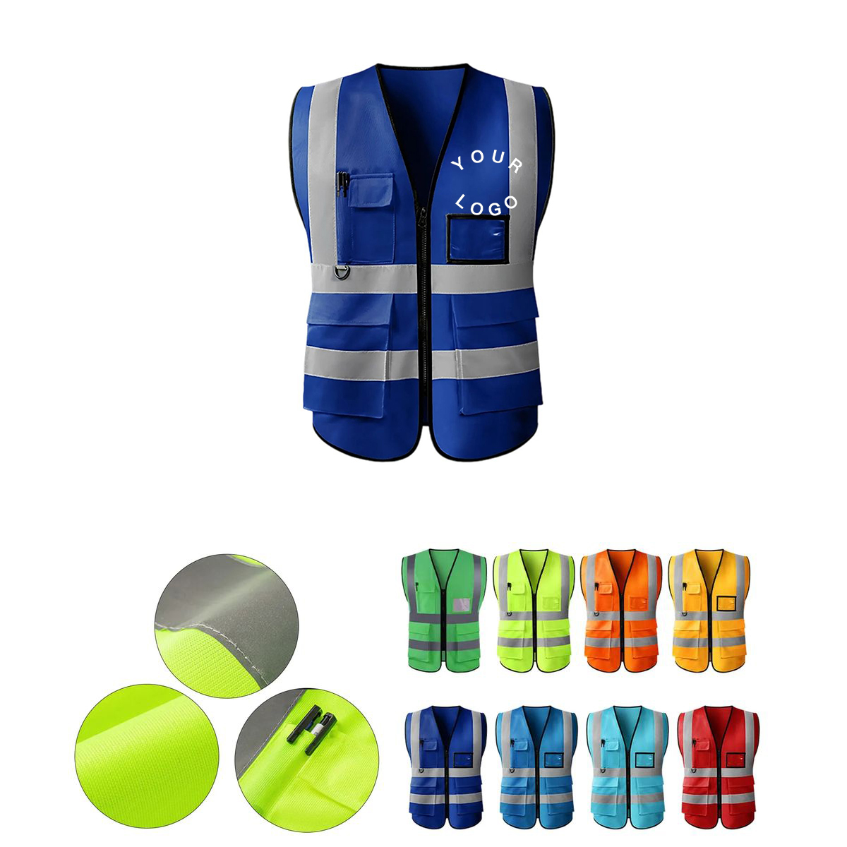 Lightweight Safety Vest For Construction Sites 10