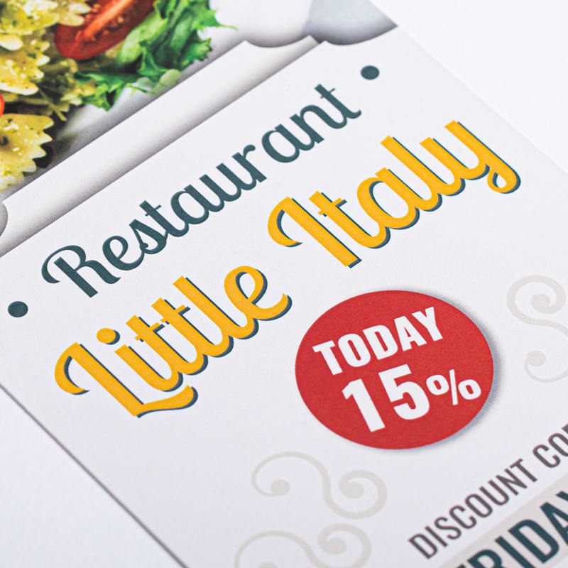 3.5 X 8.5 Inch Full Color Door Hanger 17