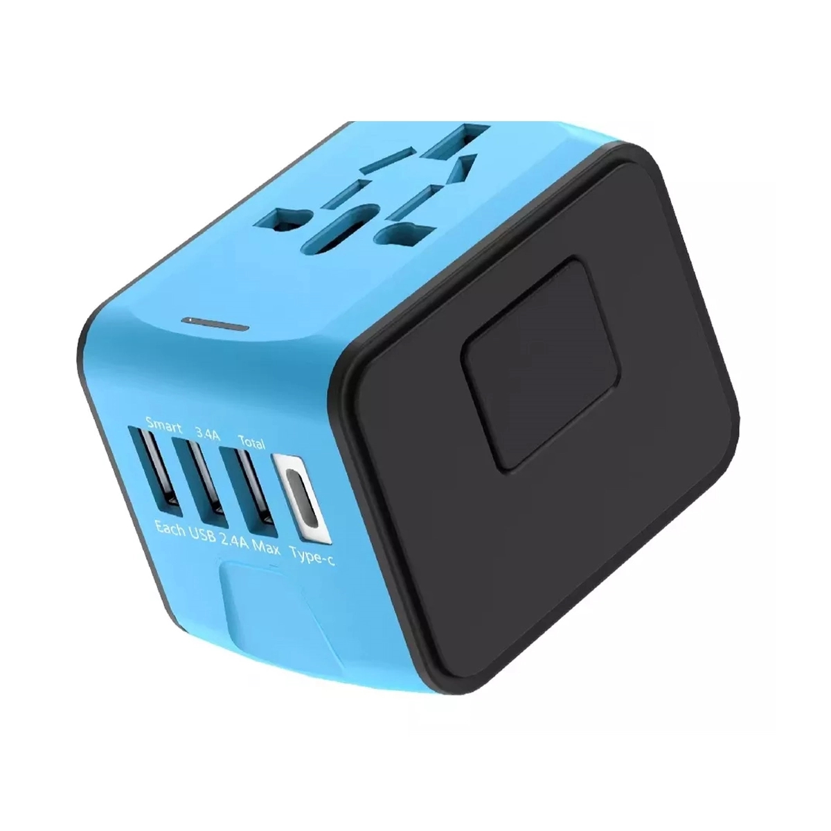 3 USB 1 Type C Smart Travel Power Adaptor Charger 4