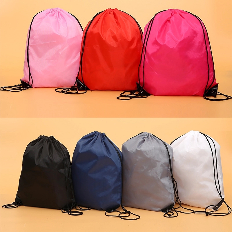 Custom Gym Drawstring Backpack & Sport Storage Polyester Bag 6