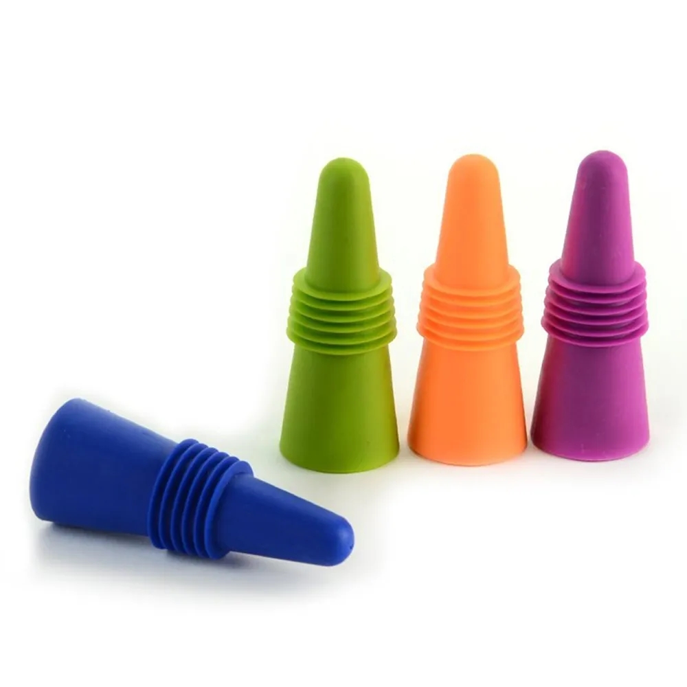PRINTED SILICONE WINE BOTTLE STOPPER 6