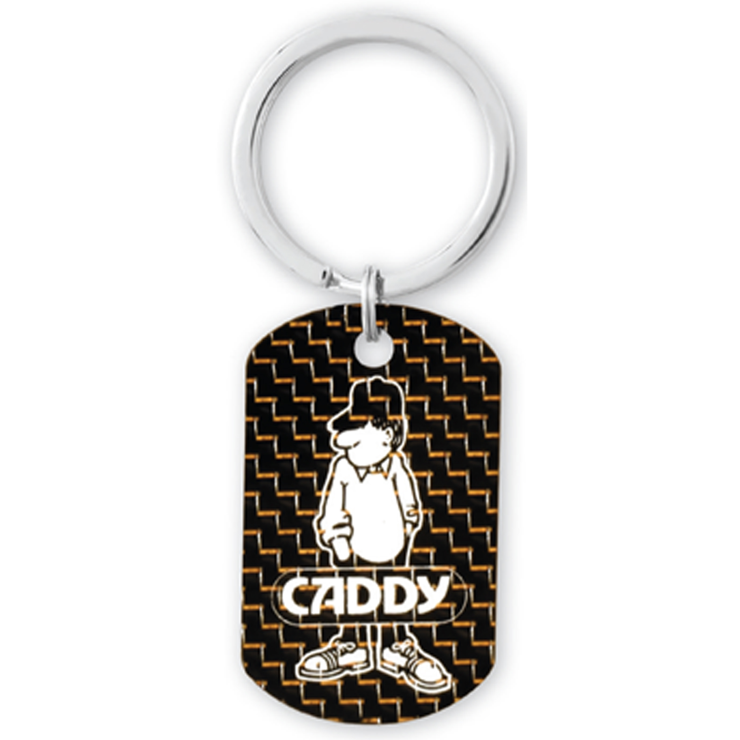 Dog Tag - 1-3/4" X 1 1/16" -Pure Carbon Fiber 2