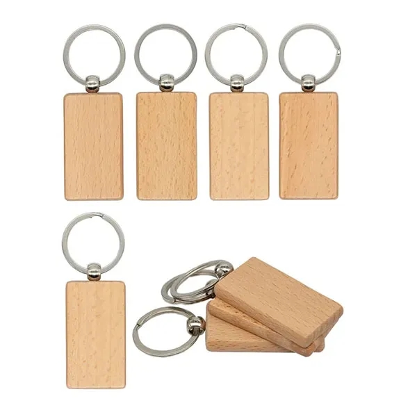 Bamboo Pen and Wooden Keychain Gift Set 5