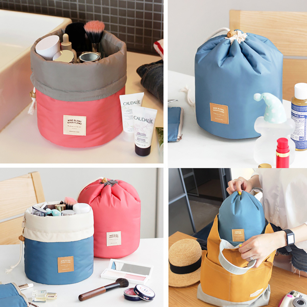 Folding Cosmetic Bag With Drawstring 8