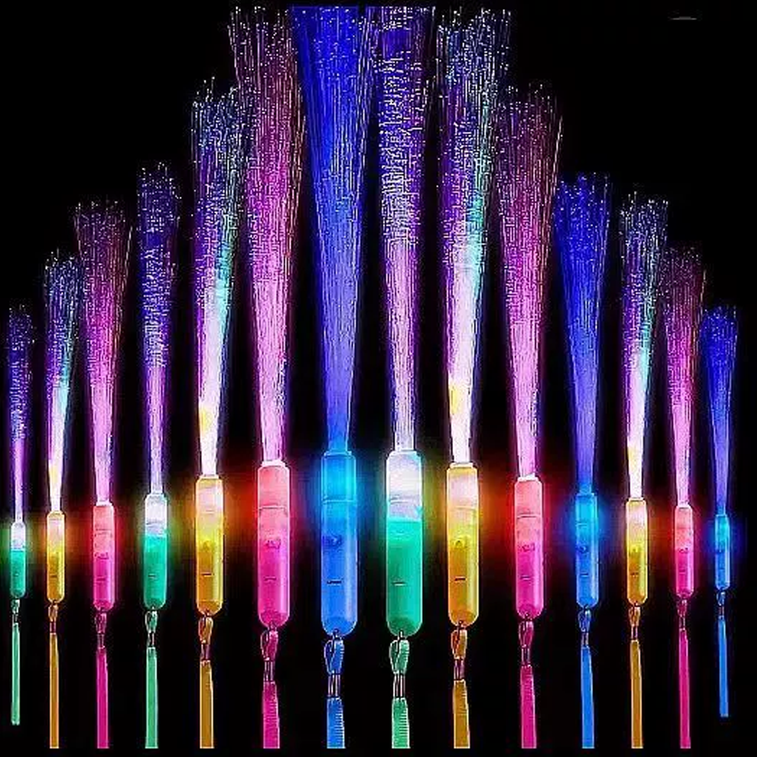 LED Colorful Flash Fiber Rod Children's Toy 5