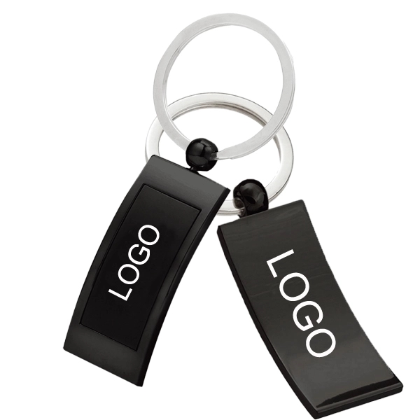 Arched metal Keychains 1