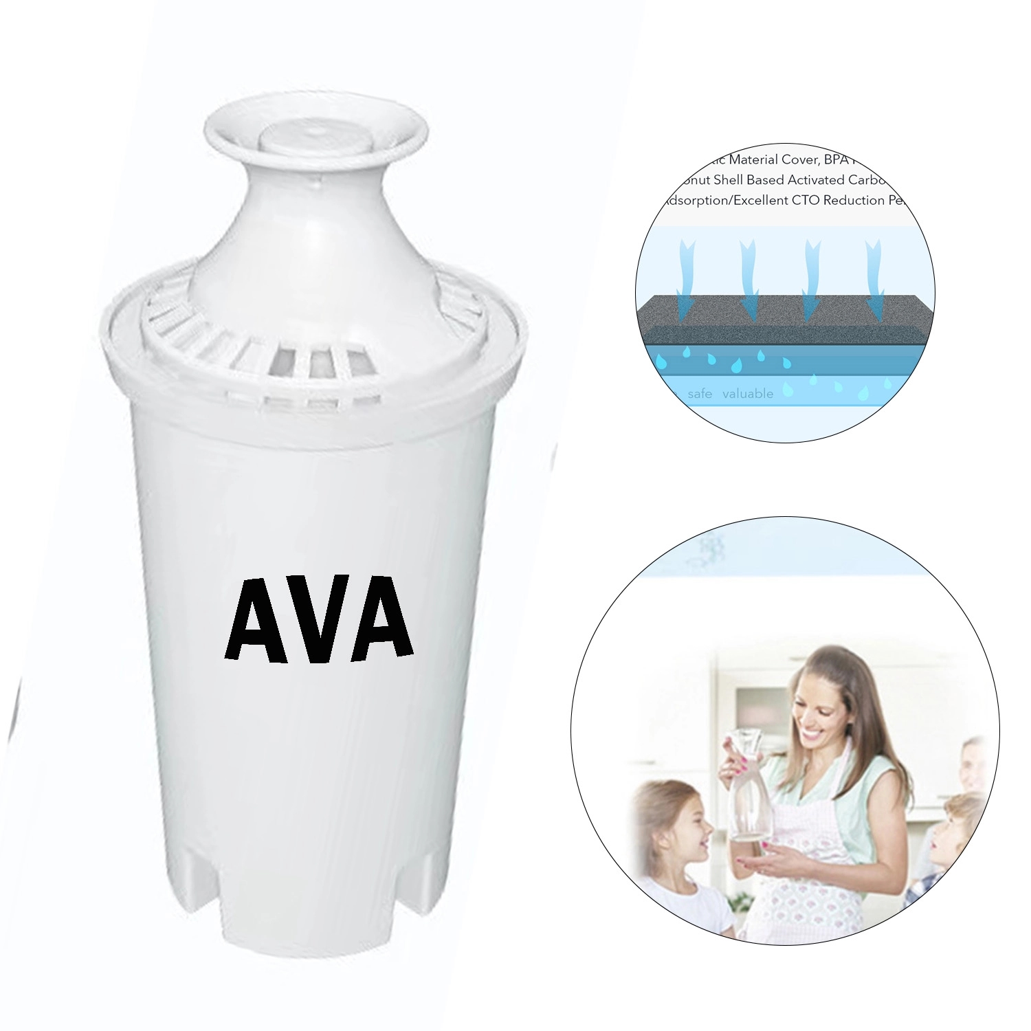 Classic Vertical Element Tap Water Filter 2