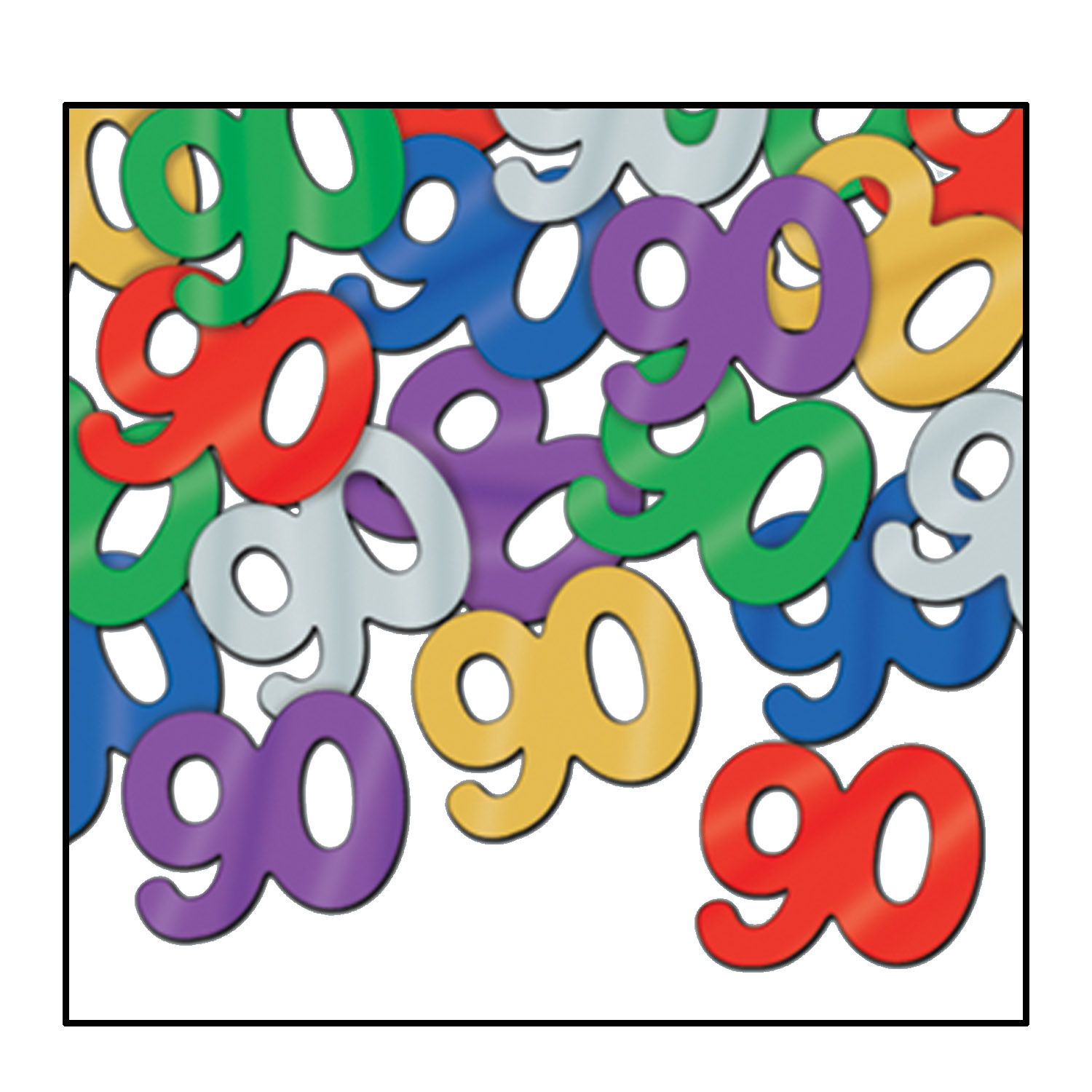 Fanci Fetti Number 90 Silhouette