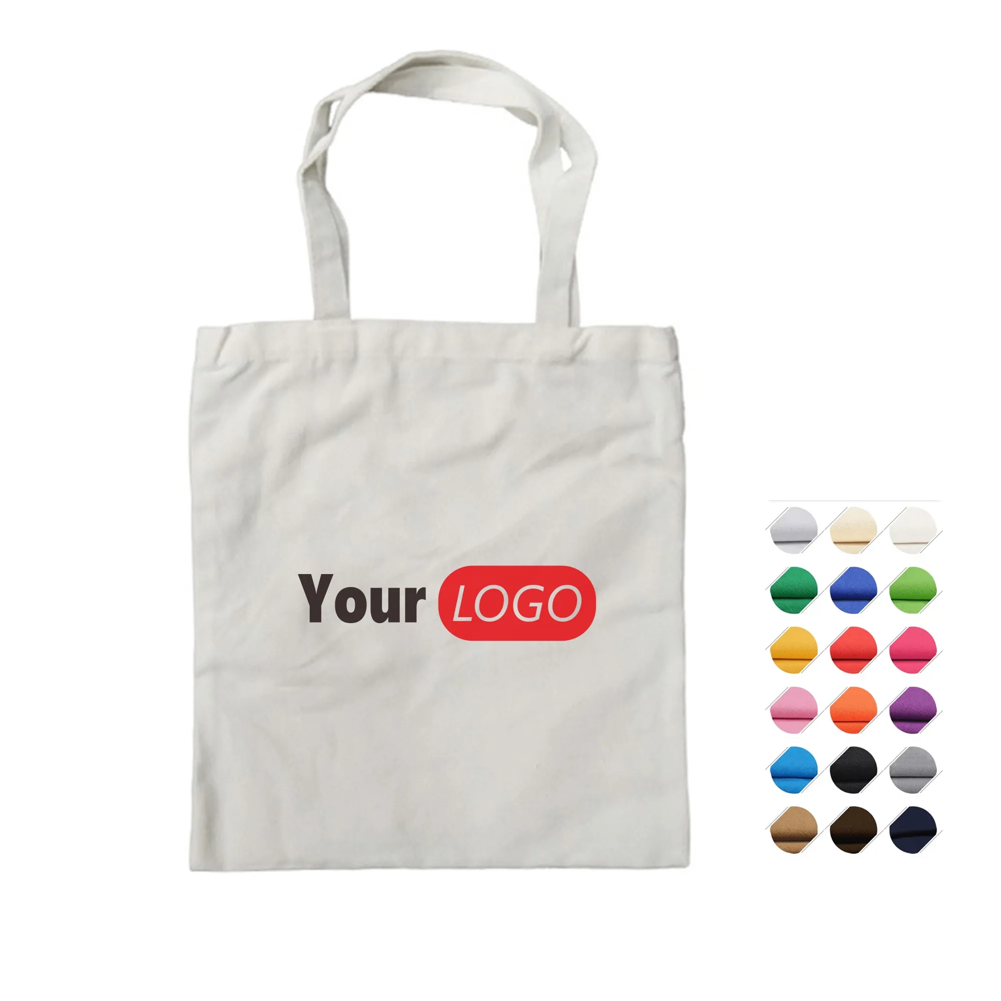 Portable Custom Canvas Tote Bags, custom tote bag with logo imprint 2