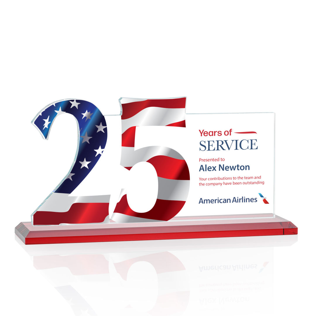 Hazelton VividPrint™ Award - Red 8
