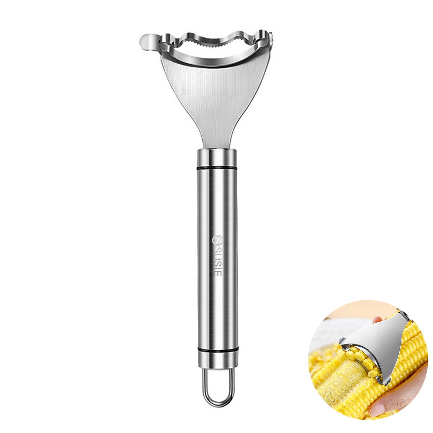 Stainless Steel Corn Stripper & Peeler 4
