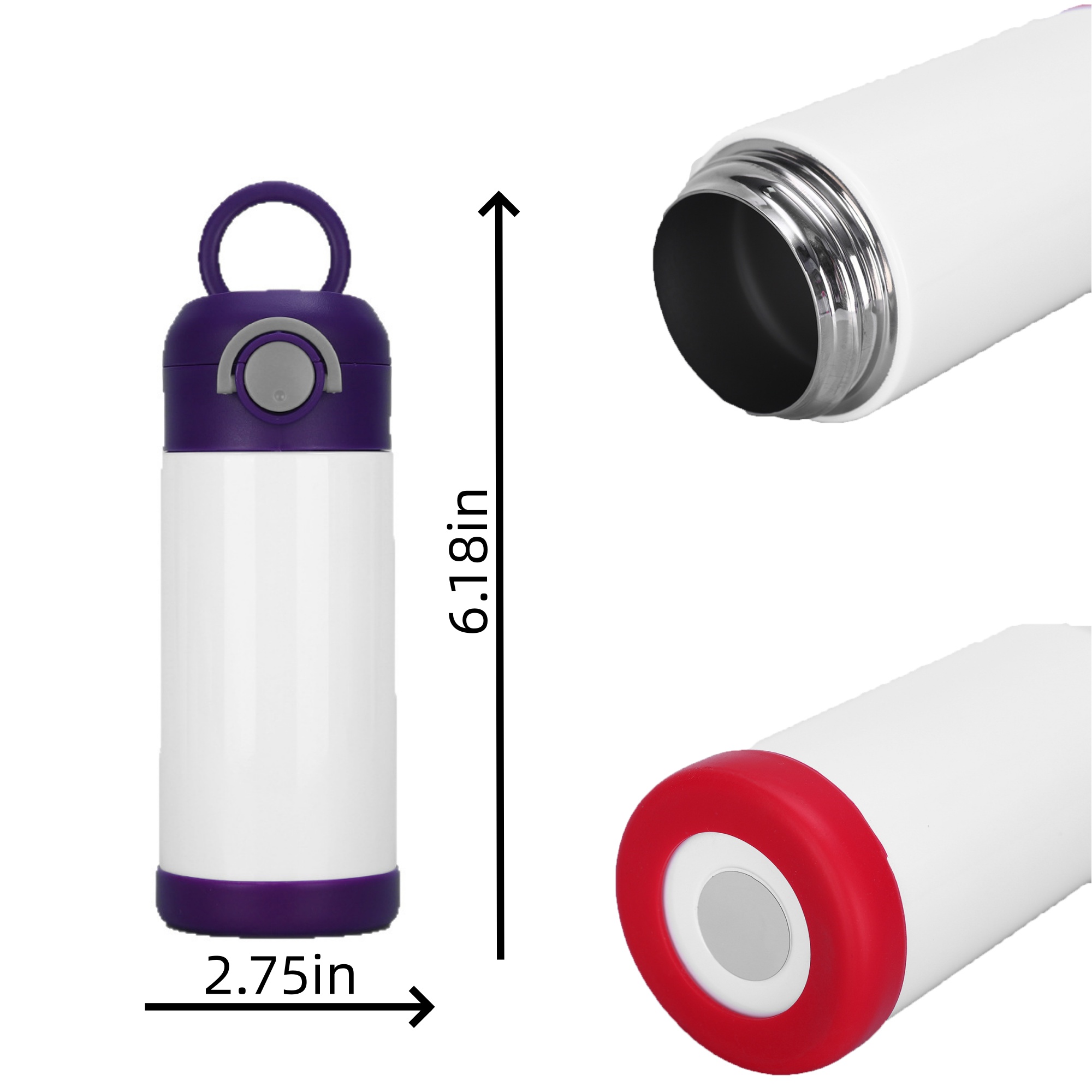 Customized stainless steel bouncing lid insulated cup 4