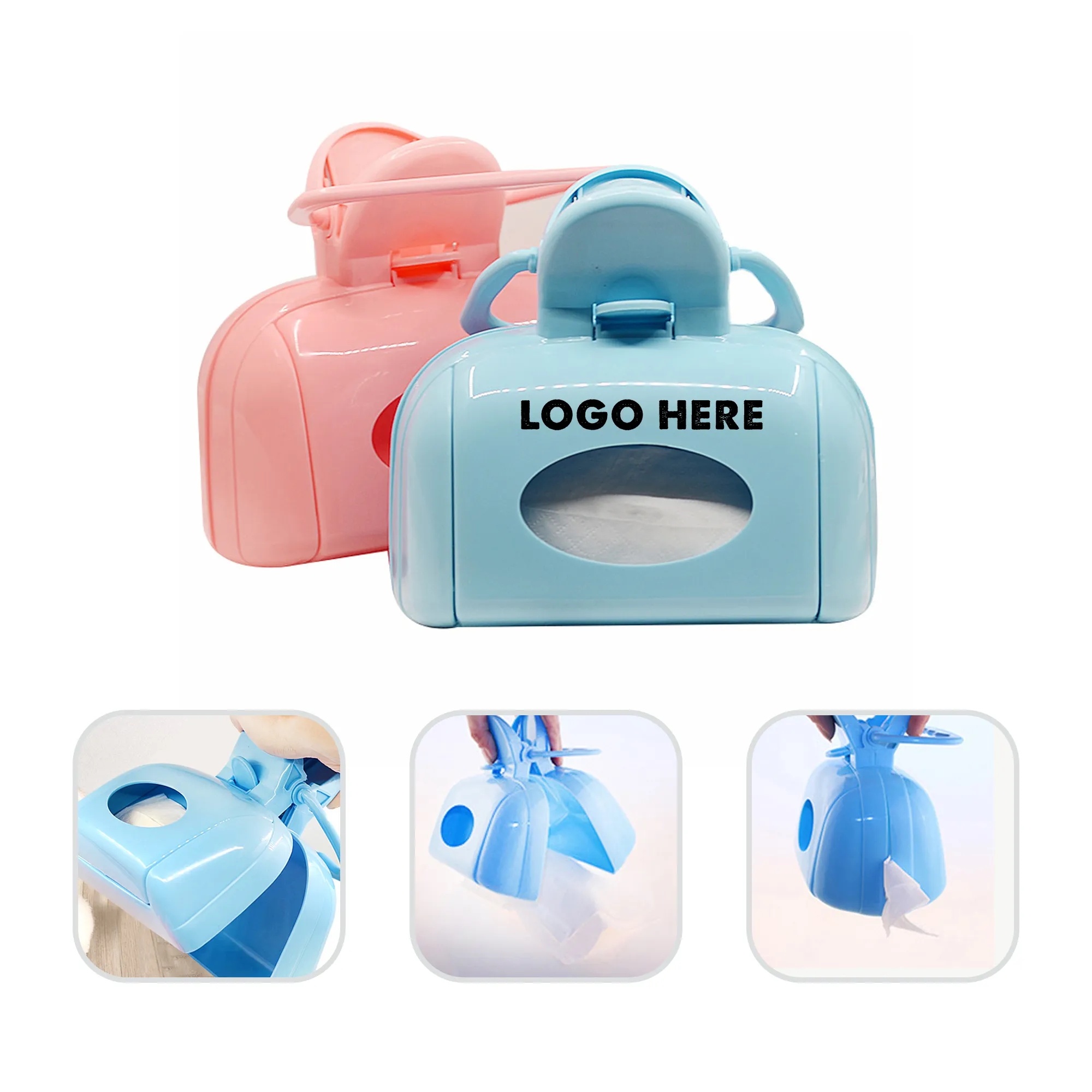 Premium Portable Pet Poop Scooper With Built-In Waste Bags 1