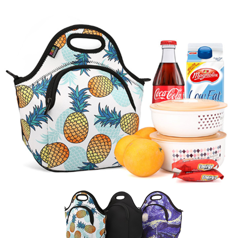 Full Sublimation Neoprene Lunch Cooler Tote 2