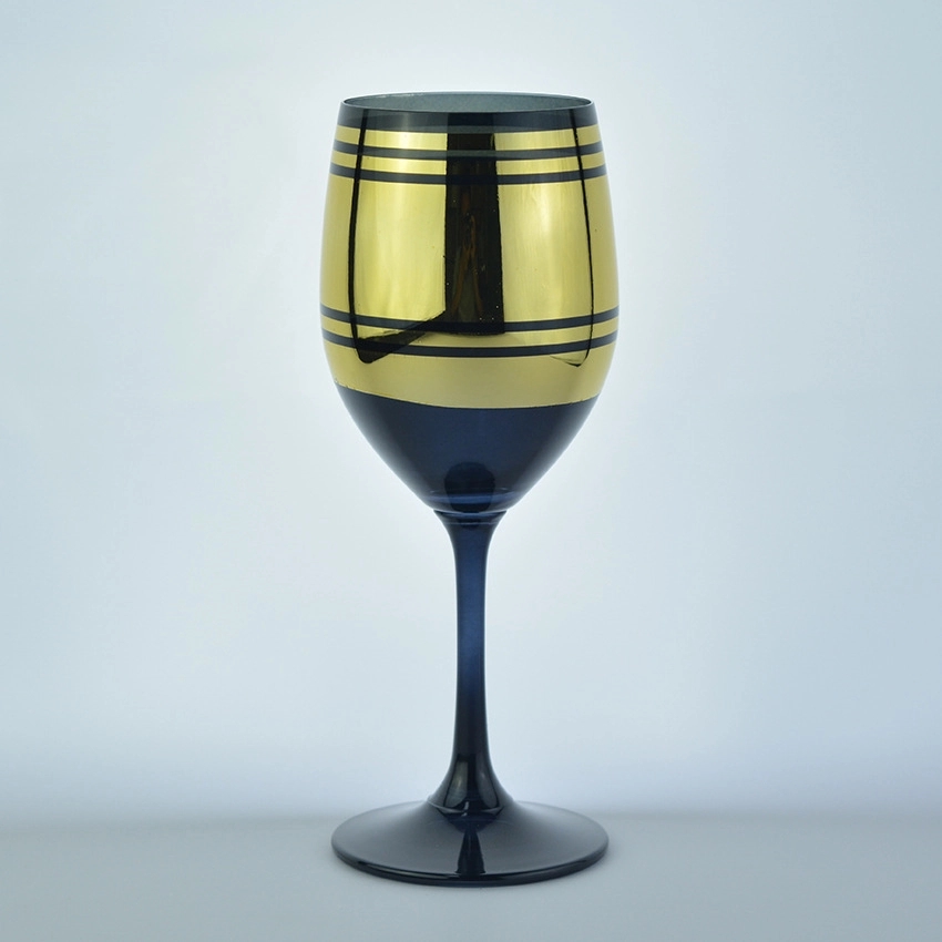 Custom 11 oz Black Wine Glasses 3
