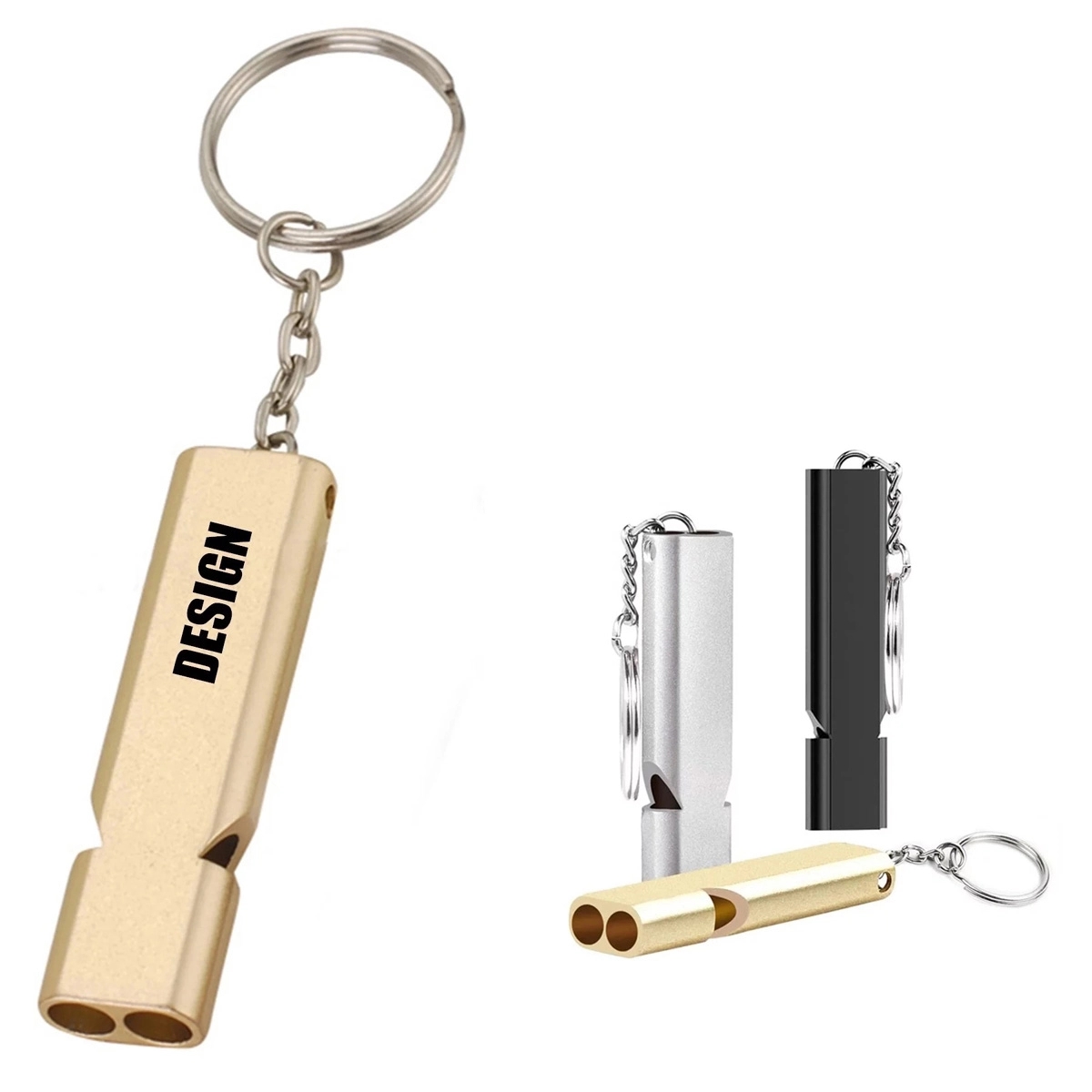 Dual-Tube Survival Whistle