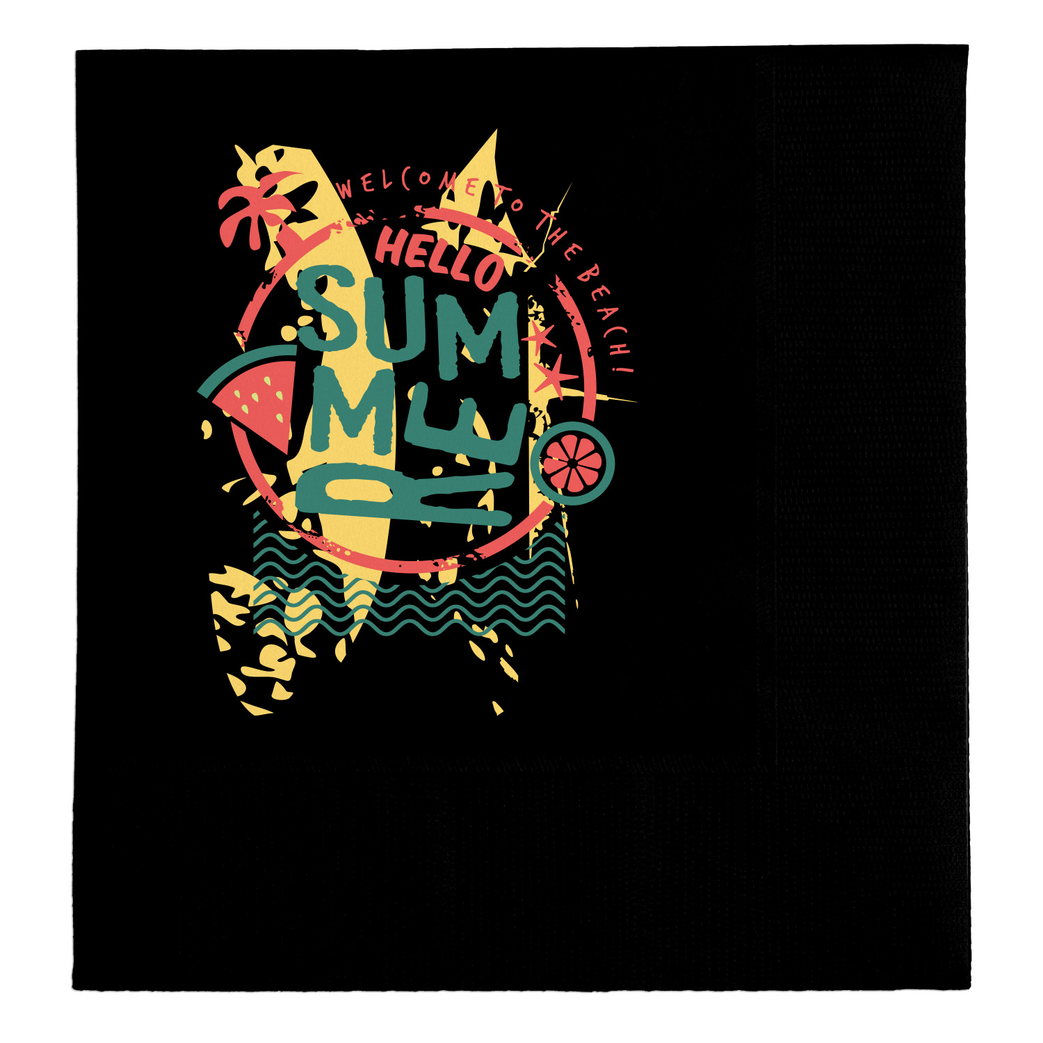 5" x 5" Cocktail Napkin (3-Ply) 4