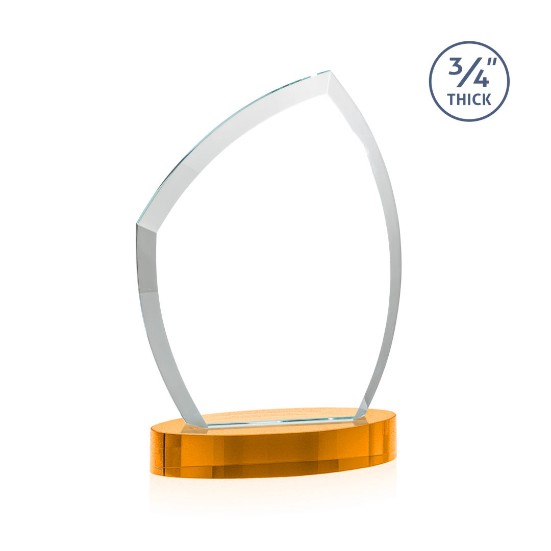 Daltry VividPrint™ Award on Alberton Base - Amber 5