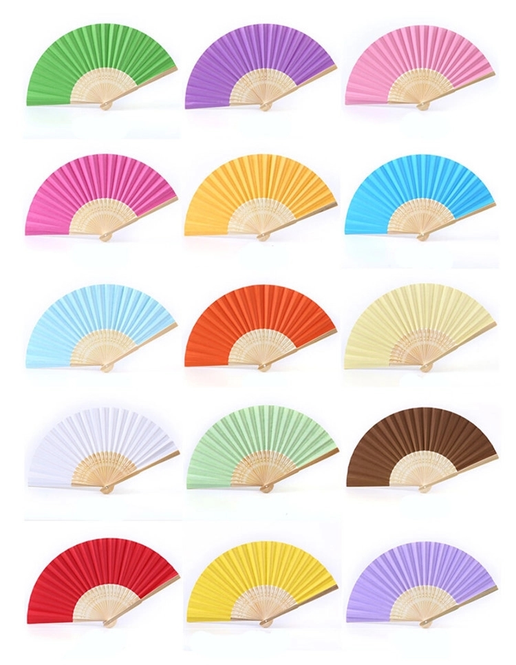 Custom paper folding fan 1