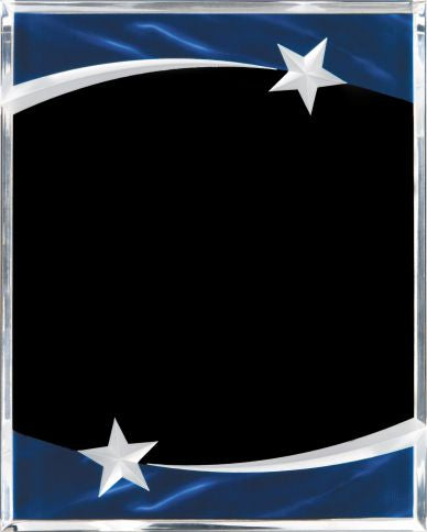 9" X 12" Crystal Edge Acrylic Plaque With Marble Accents 4