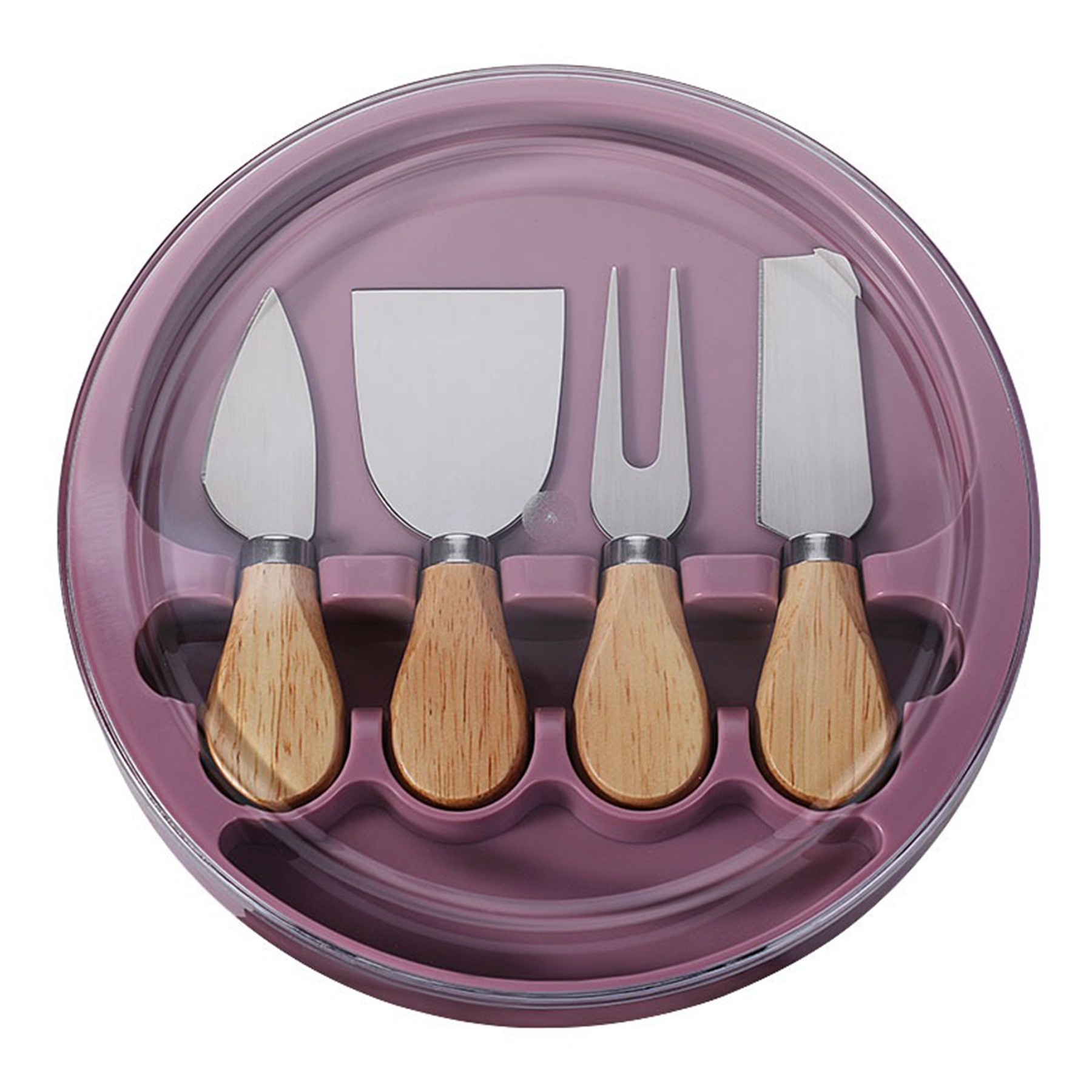 Stainless Steel Cheese 4 Knife Set 12