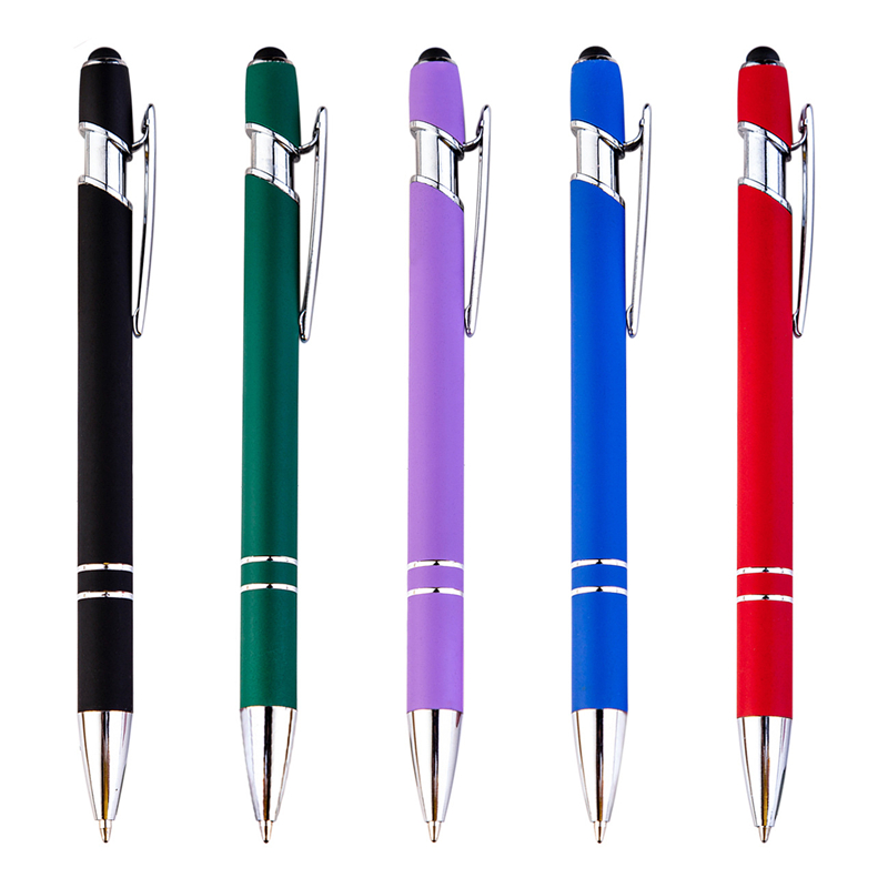 Soft Touch Rubber Ballpoint Pen 3