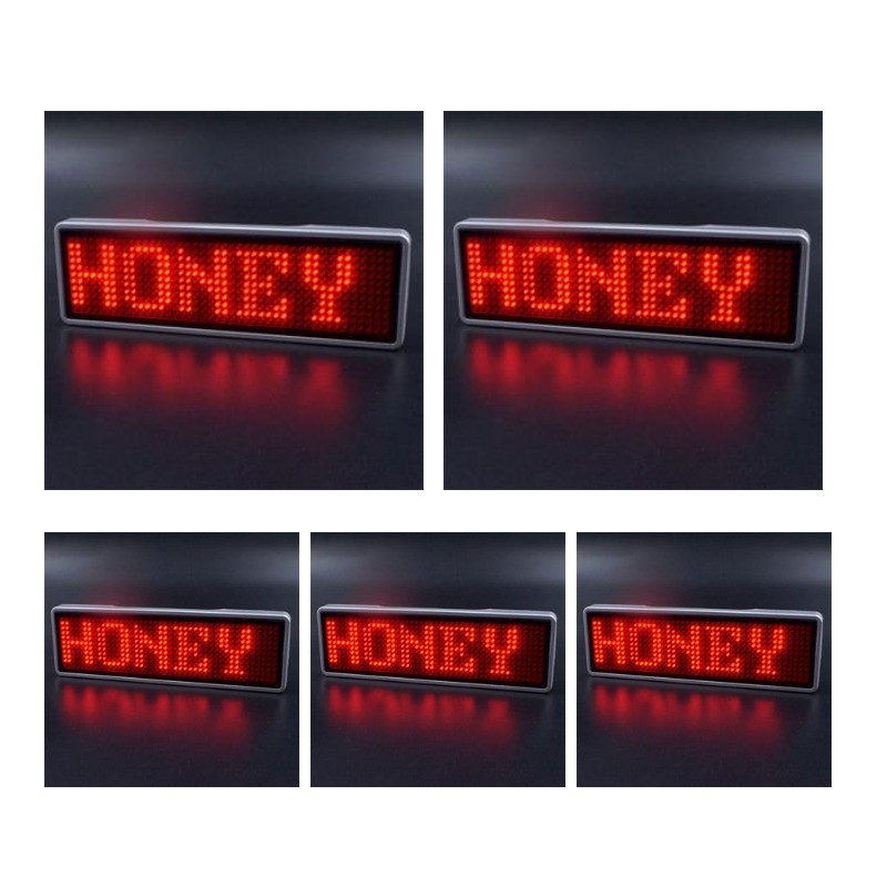 Bluetooth Programmable Led Name Badges