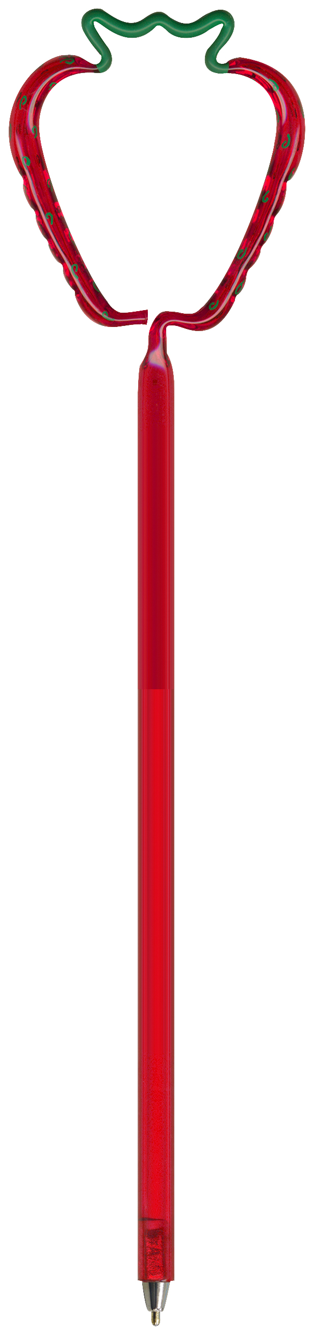 Strawberry Multi-Color Inkbend Standard, Bent Pen