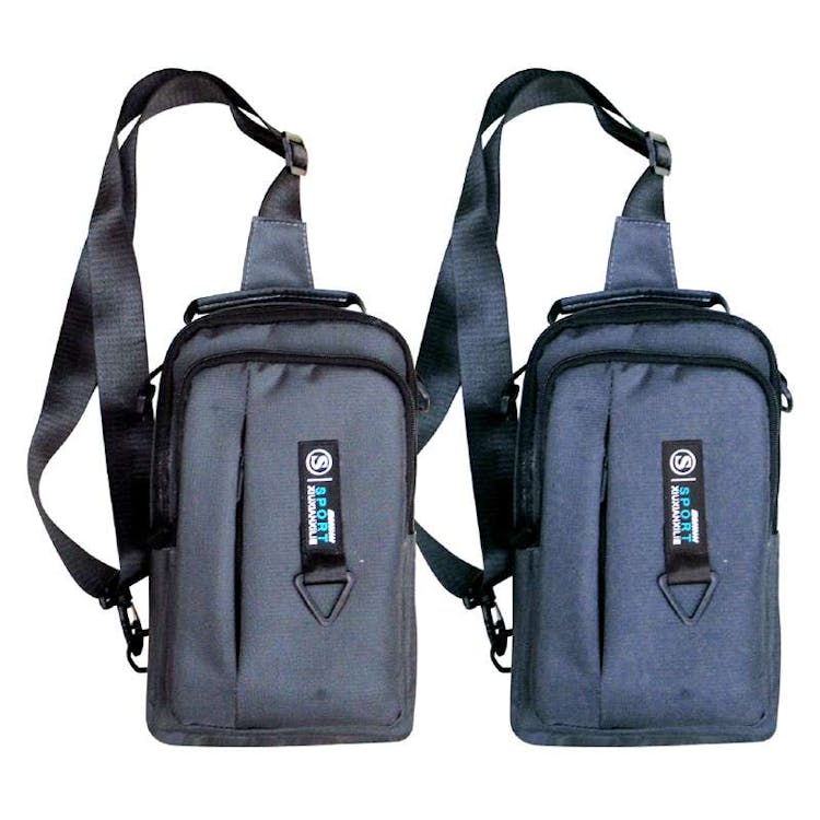 Deluxe 3 Zipper Chest Bags Assorted 2