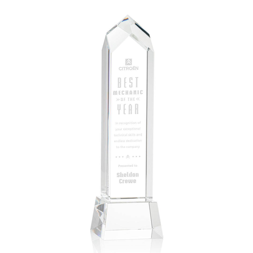 Clarington Award on Base - Clear 5