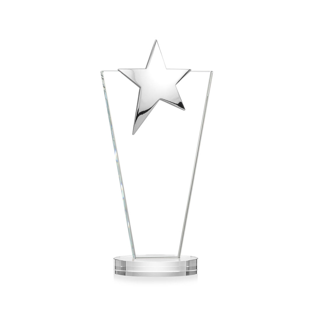 Mantella Chrome Star Award - Clear 3